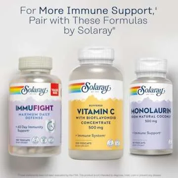 Solaray Buffered Vitamin C 500mg - Immune Support Supplement