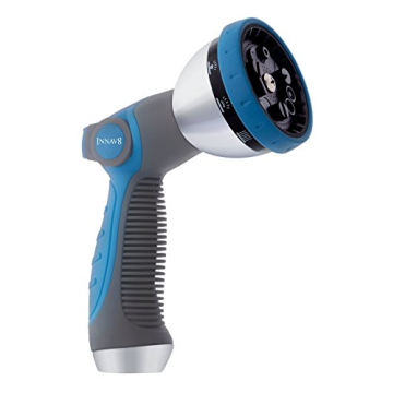 INNAV8 Heavy Duty Garden Hose Nozzle 10 Spray Patterns