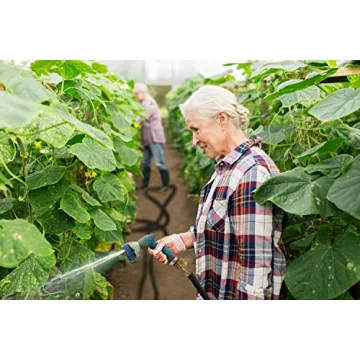 INNAV8 Heavy Duty Garden Hose Nozzle 10 Spray Patterns