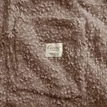 DEMDACO Camel Brown Giving One Size Soft Knit Giving Shawl Wrap