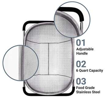 Upgrade Your Kitchen with Makerstep Strainer Colander