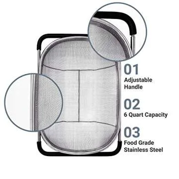 Upgrade Your Kitchen with Makerstep Strainer Colander