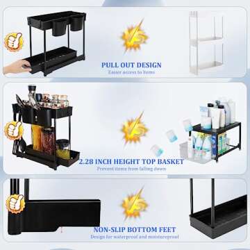 Effortless SBD Under Sink Organizers for Any Space