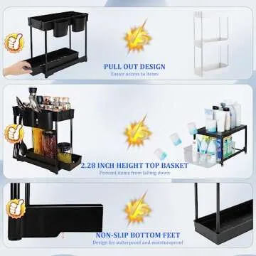 Effortless SBD Under Sink Organizers for Any Space