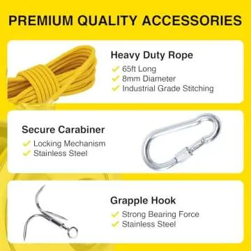 1320LB Magnet Fishing Kit with Neodymium Magnet & Rope