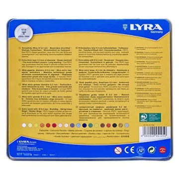 Vibrant Lyra Super Ferby Colored Pencils for Kids & Artists