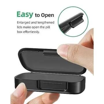PULIV Pill Organizer: Travel-Friendly Weekly Pill Box