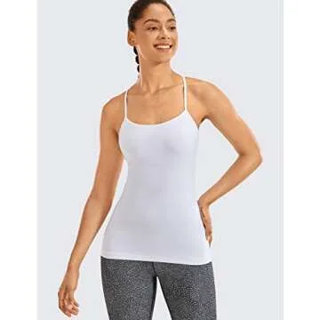 CRZ YOGA Women's Spaghetti Strap Workout Tank Top