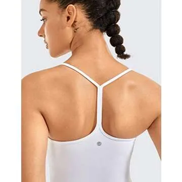 CRZ YOGA Women's Spaghetti Strap Workout Tank Top