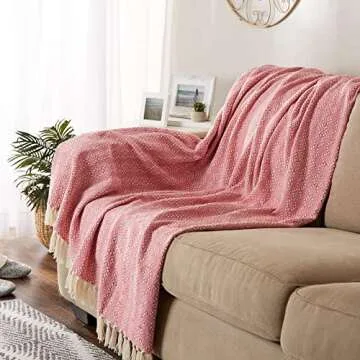 DII Diamond Stitch Woven Throw - Cozy and Stylish