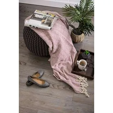 DII Diamond Stitch Woven Throw - Cozy and Stylish