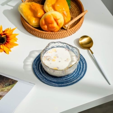 Stylish Glasseam Glass Salad Bowls Set - Perfect for Parties