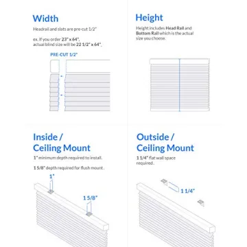 CHICOLOGY Cordless Mini Blinds for Stylish Privacy