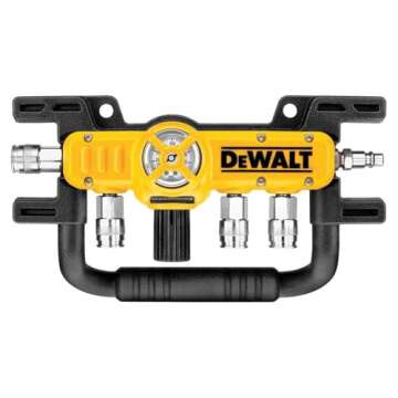 DeWalt D55040 Quadraport Air Line Splitter with Regulator