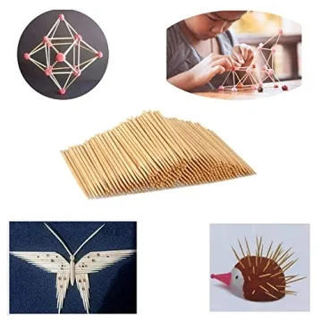 Gmark 3200 Wooden Toothpicks, Cocktail & Party Use