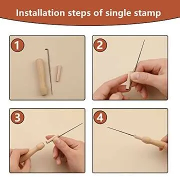 74 Pcs Wool Felting Needles Tools Kit for Crafters