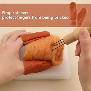 74 Pcs Wool Felting Needles Tools Kit for Crafters