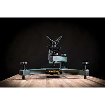 Caldwell Lead Sled Solo Adjustable Recoil Reducing Rifle Shooting Rest for Rifle, Range, Outdoors an...