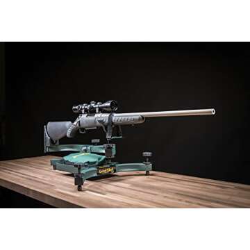 Caldwell Lead Sled Solo Adjustable Recoil Reducing Rifle Shooting Rest for Rifle, Range, Outdoors and Shooting Stability