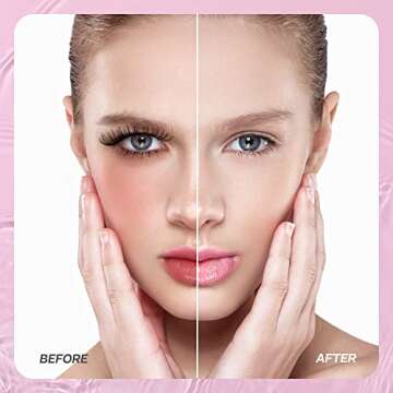 Eyelash Extension Remover, CALAILIS Eyelash Glue Remover Eyelash Adhesive Remover Gentle Non-Irritating Eyelash Remover for Lash Extensions Sensitive Eyes，Water&Oil, 50ml