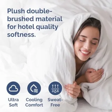 Soft Queen Duvet Cover Set - Hotel Luxury & Easy Care