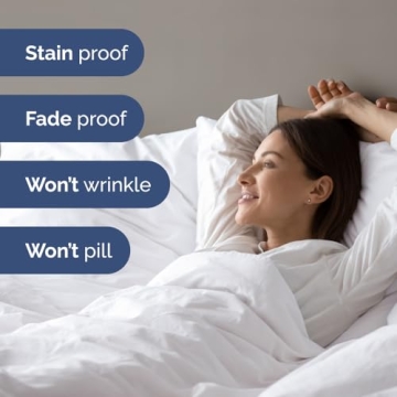 Soft Queen Duvet Cover Set - Hotel Luxury & Easy Care