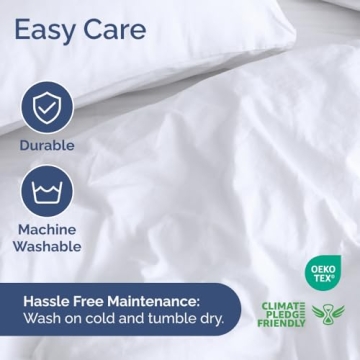 Soft Queen Duvet Cover Set - Hotel Luxury & Easy Care