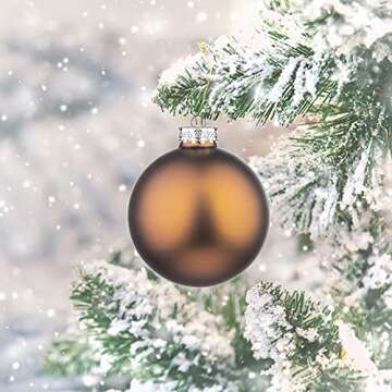 Christmas Tree Ball Ornaments Set 10pcs for Holiday Decor