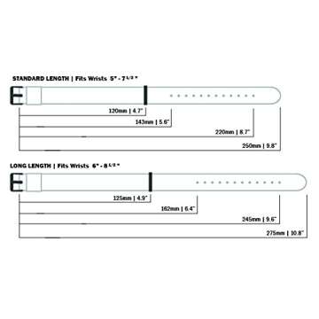 BARTON WATCH BANDS 22mm Black/Smoke (Bond) Standard Length Ballistic Nylon NATO® Style Straps