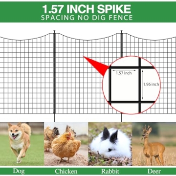 GILPWA Garden Fences for Dogs - 6 Panels, 33" Height