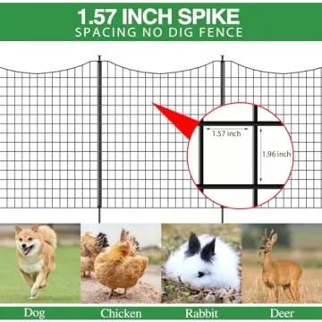 GILPWA Garden Fences for Dogs - 6 Panels, 33" Height