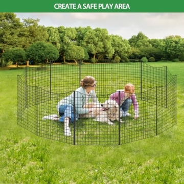 GILPWA Garden Fences for Dogs - 6 Panels, 33" Height