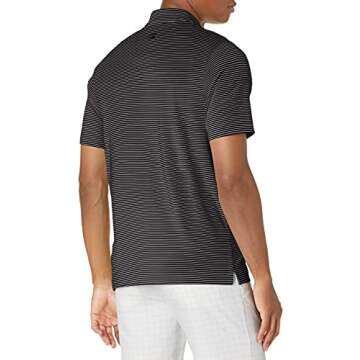 Cutter & Buck Men's Moisture Wicking UPF Drytec Forge Pencil Stripe Polo Shirt