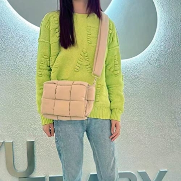 Buy NAARIIAN Puffer Woven Bag Lightweight Crossbody Purse