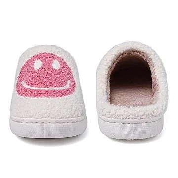 Cozy GULAKY Smiley Face Slippers Unisex Non-slip Lightweight