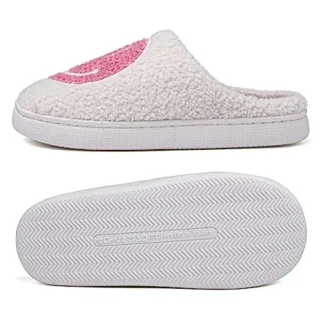 Cozy GULAKY Smiley Face Slippers Unisex Non-slip Lightweight