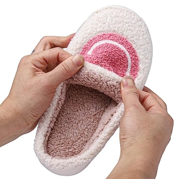 Cozy GULAKY Smiley Face Slippers Unisex Non-slip Lightweight