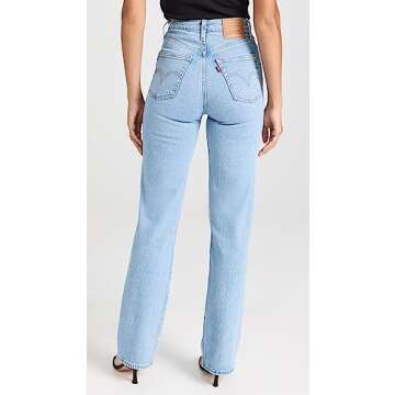 Stylish Levi's Women's Ribcage Full Length Jeans