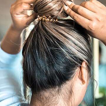 STARAMZ 8 PACK Spiral Hair Ties Phone Cord Hair Ties Hair Coils Bachelorette Party Favors Bridesmaid Gift for Wedding Parties(8 Pack CHAMPAGNE)