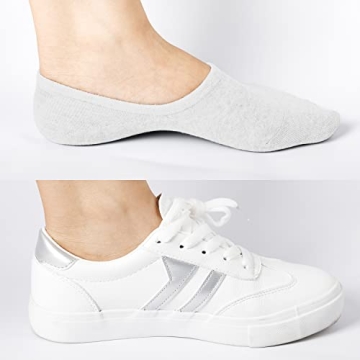DIBAOLONG Womens No Show Socks Non Slip Low Cut - 6 Pairs