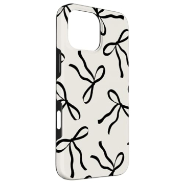 Stylish iPhone 16 Pro Max Case with Bow Design