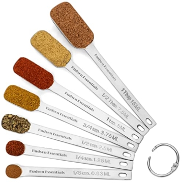 Premium Hudson Essentials Measuring Spoons Set - 7 Sizes