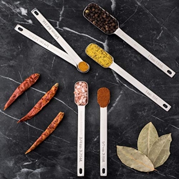Premium Hudson Essentials Measuring Spoons Set - 7 Sizes
