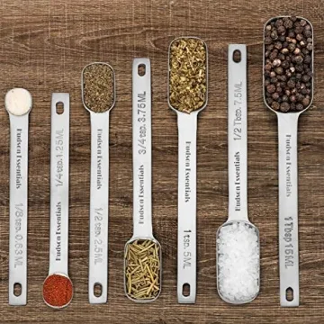Premium Hudson Essentials Measuring Spoons Set - 7 Sizes
