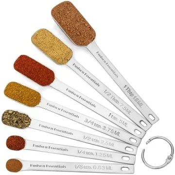 Premium Hudson Essentials Measuring Spoons Set - 7 Sizes