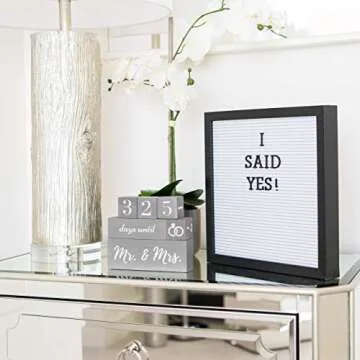 Engagement Gifts for Couples | Wedding Countdown Block Set