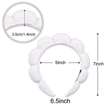 Ayesha Spa Headband for Skincare & Makeup Application