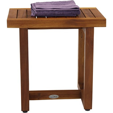 AquaTeak 18" Spa Teak Shower Bench for Elegant baths