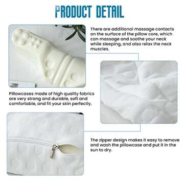 Cervical Neck Pillow for Pain Relief and Support | S-SNAIL-OO