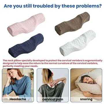 Cervical Neck Pillow for Pain Relief and Support | S-SNAIL-OO